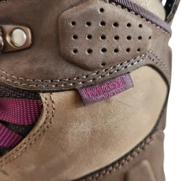 The North Face Hydroseal Mid Waterproof Brown Leather Hiking Boot Womens 6.5 - Picture 7 of 10
